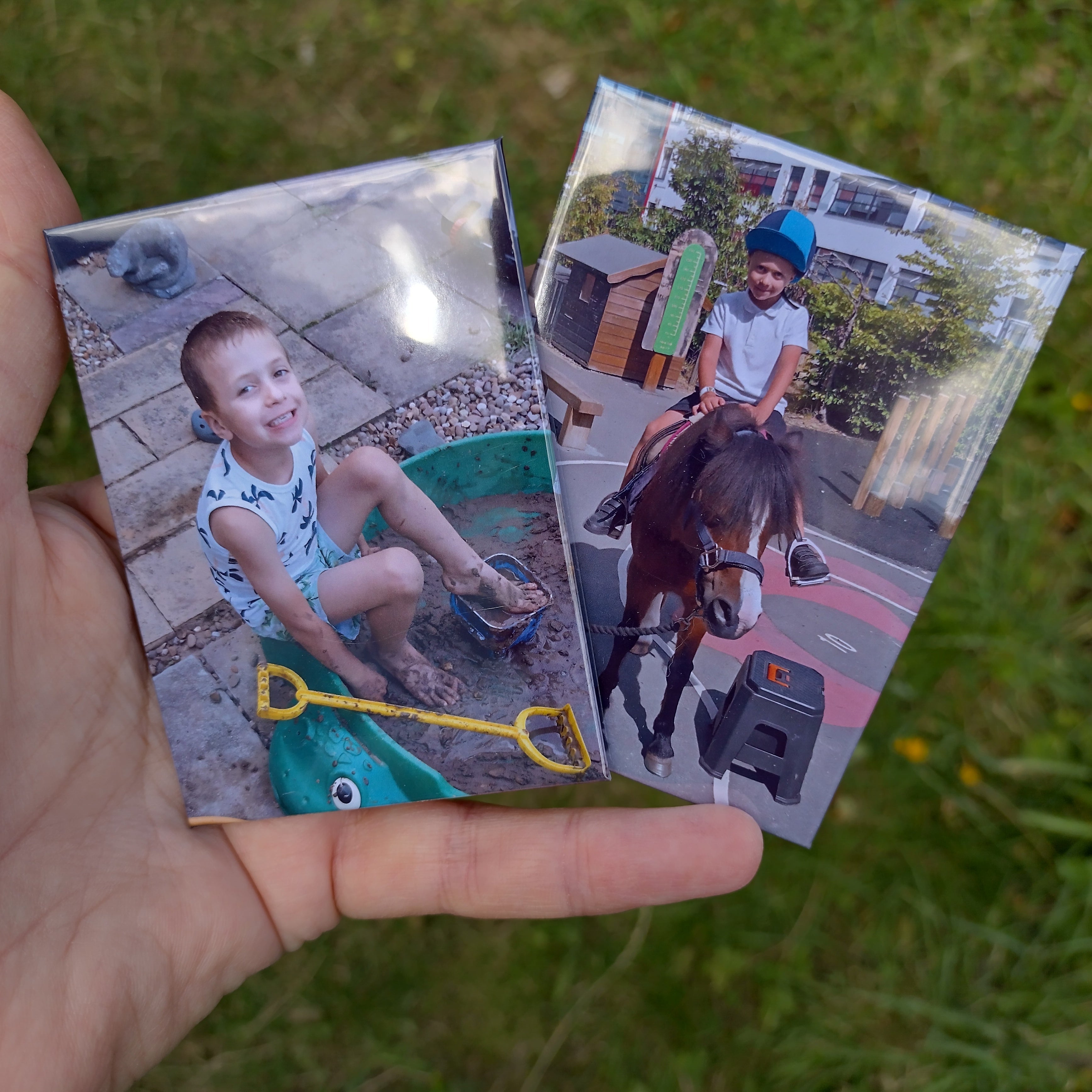 Custom photo fridge magnet handmade in the UK – printed with personal photo, perfect gift idea by CraftRay Gifts