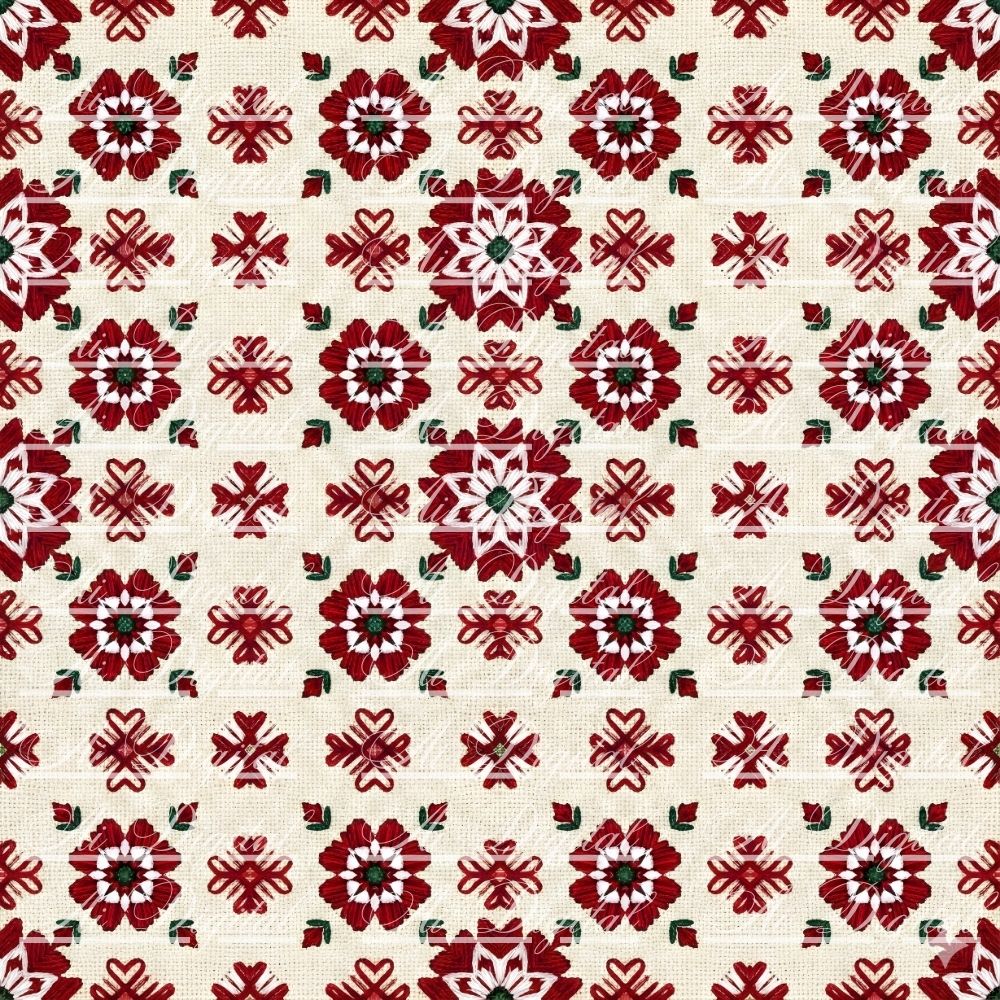 Bulgarian Embroidery Patterns – 32 Digital Papers