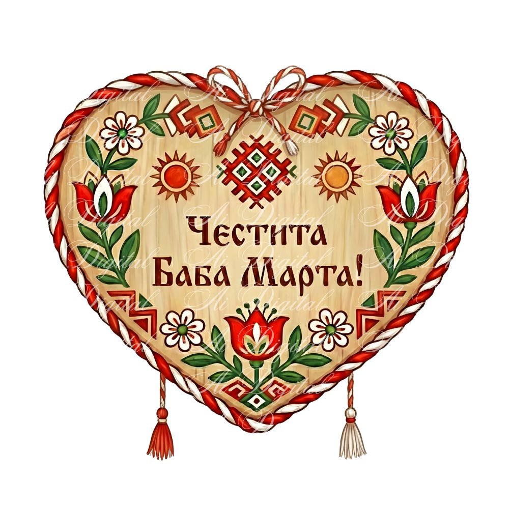 Baba Marta Martenitsa Clipart Bundle (35 PNG, 300 DPI)