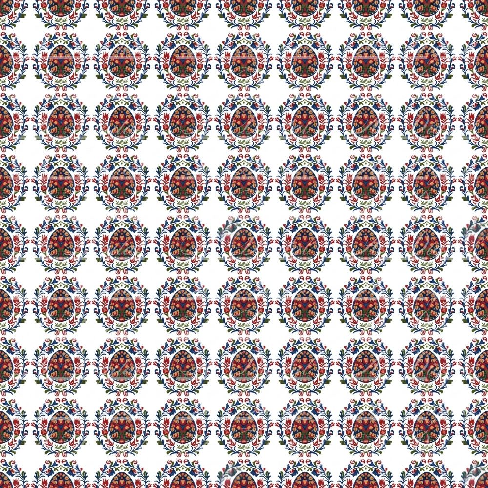 Bulgarian Embroidery Easter Patterns – 34 Digital Papers
