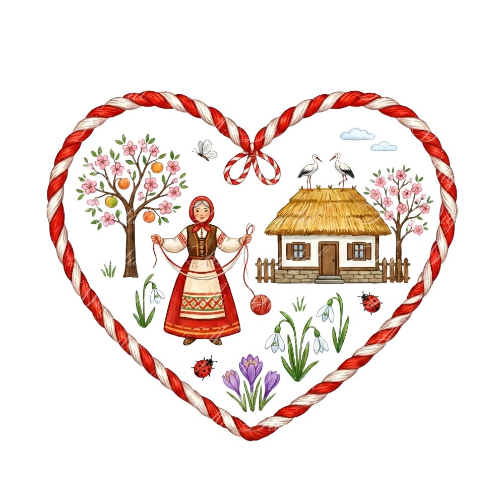 Baba Marta Martenitsa Clipart Bundle (35 PNG, 300 DPI)