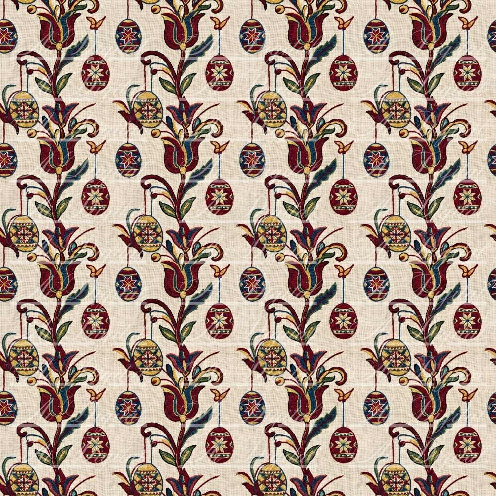 Bulgarian Embroidery Easter Patterns – 34 Digital Papers