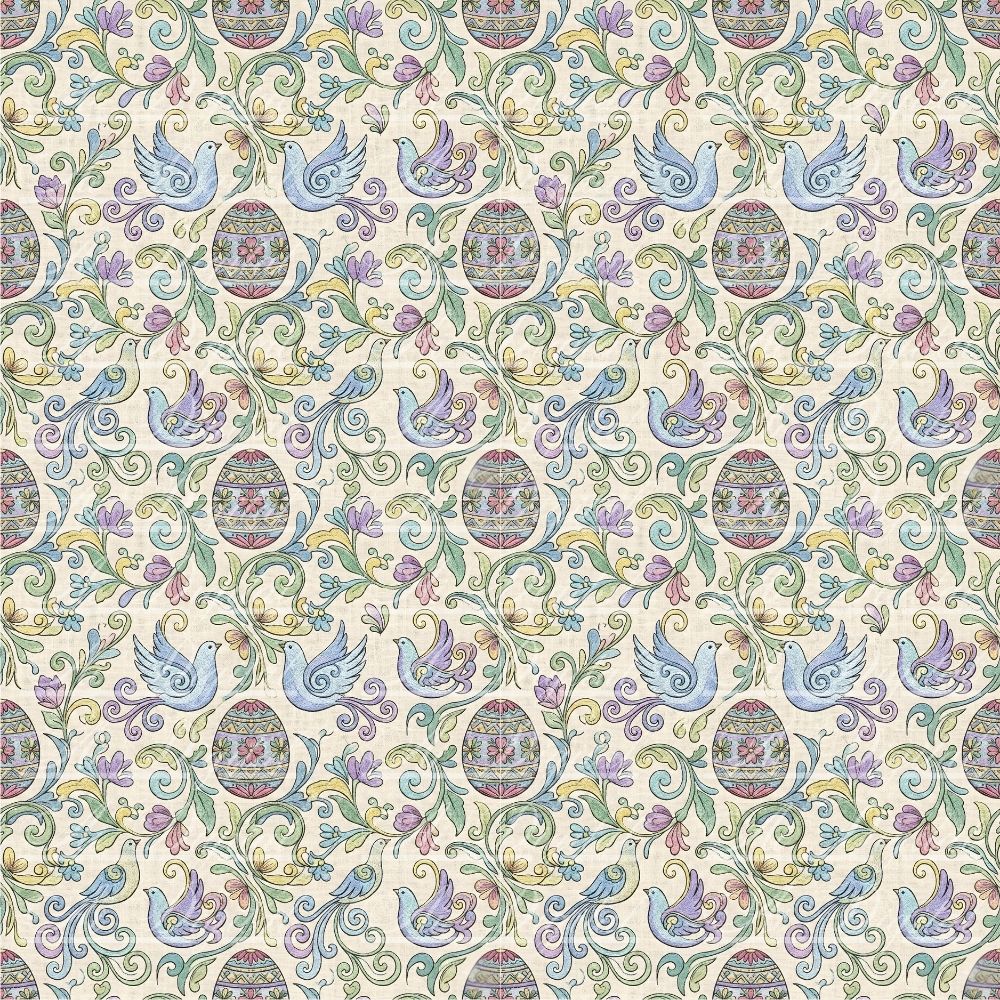 Bulgarian Embroidery Easter Patterns – 34 Digital Papers