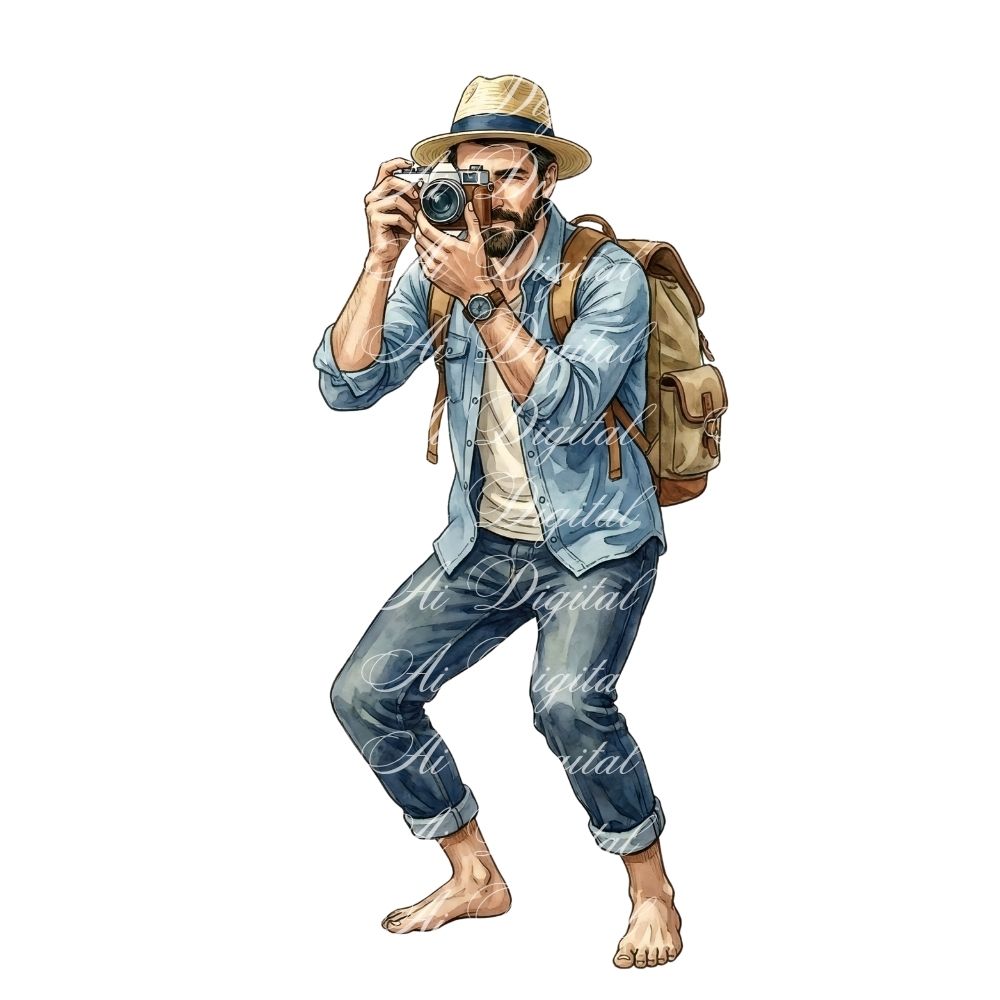 Travellers Clipart Bundle – 157 Vintage Travel PNG Files