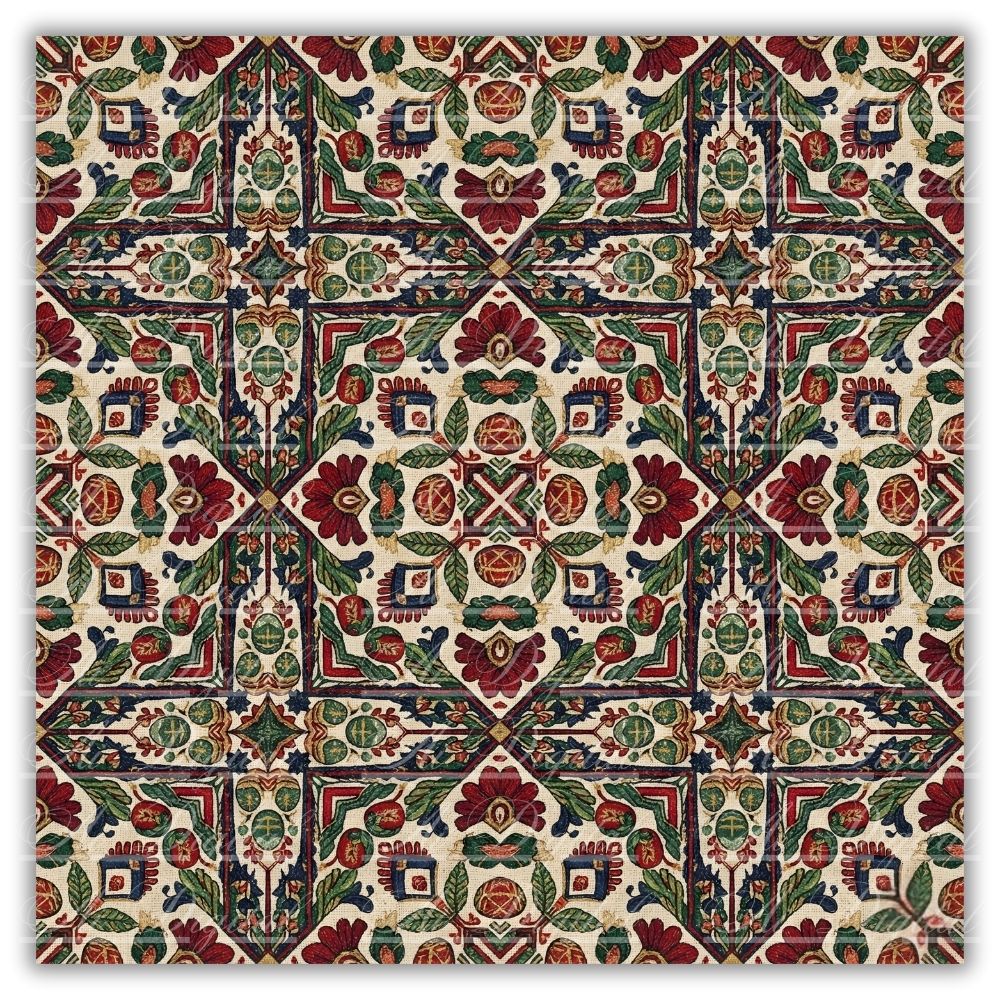 Bulgarian Embroidery Easter Patterns – 34 Digital Papers
