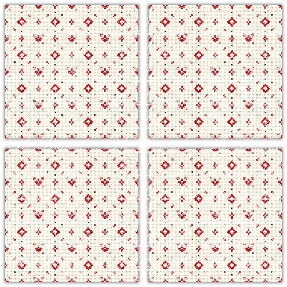 Bulgarian Embroidery Patterns – 32 Digital Papers