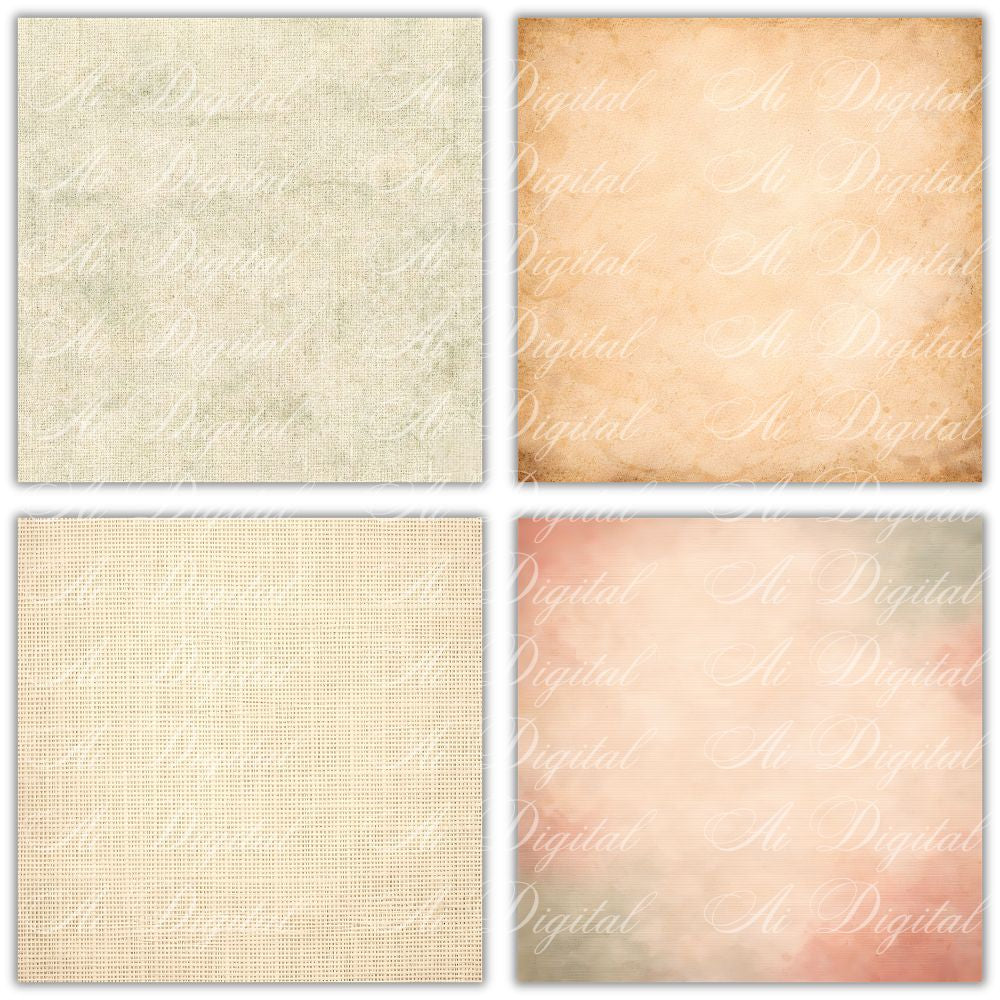 Vintage Christmas Clipart Bundle – 120 PNG & 20 Seamless Patterns
