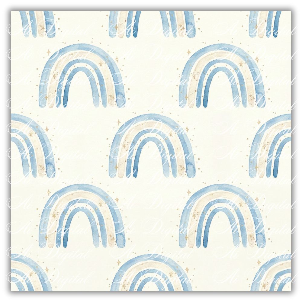 Blue Baby Bear Clipart Bundle 56 png + 20 seamless jpg patterns