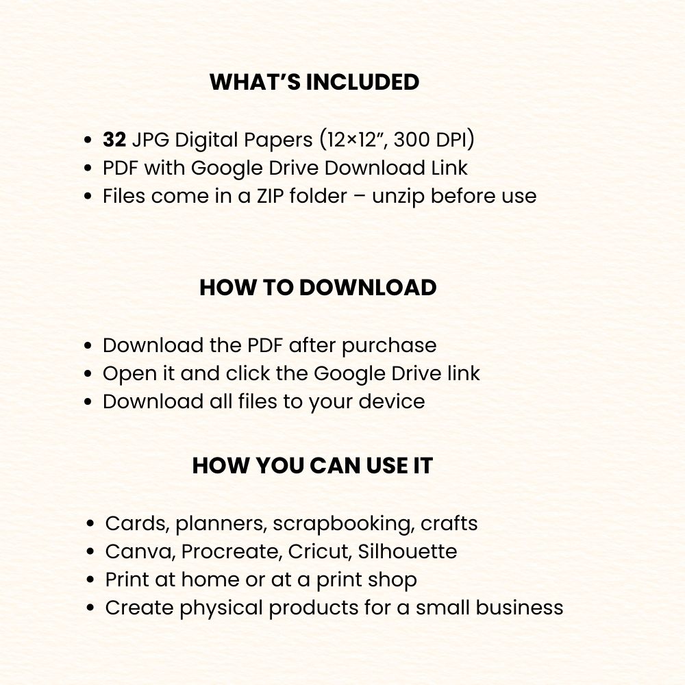 Bulgarian Embroidery Patterns – 32 Digital Papers