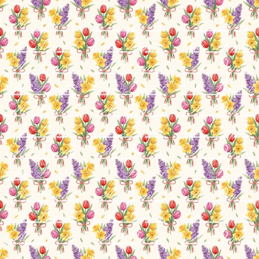 Spring & Martenitsa Watercolor Set – 20 Digital Papers + 20 PNG Clipart – Instant Download