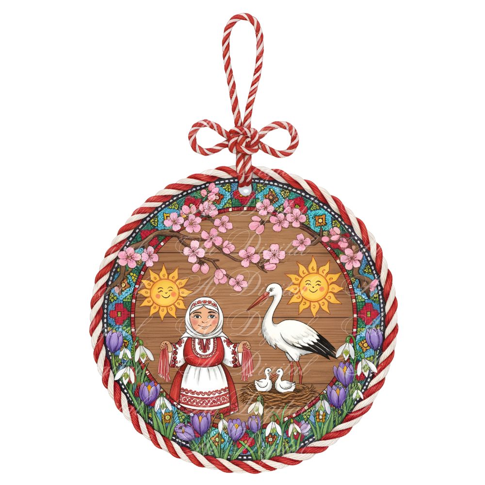 Baba Marta Martenitsa Clipart Bundle (35 PNG, 300 DPI)