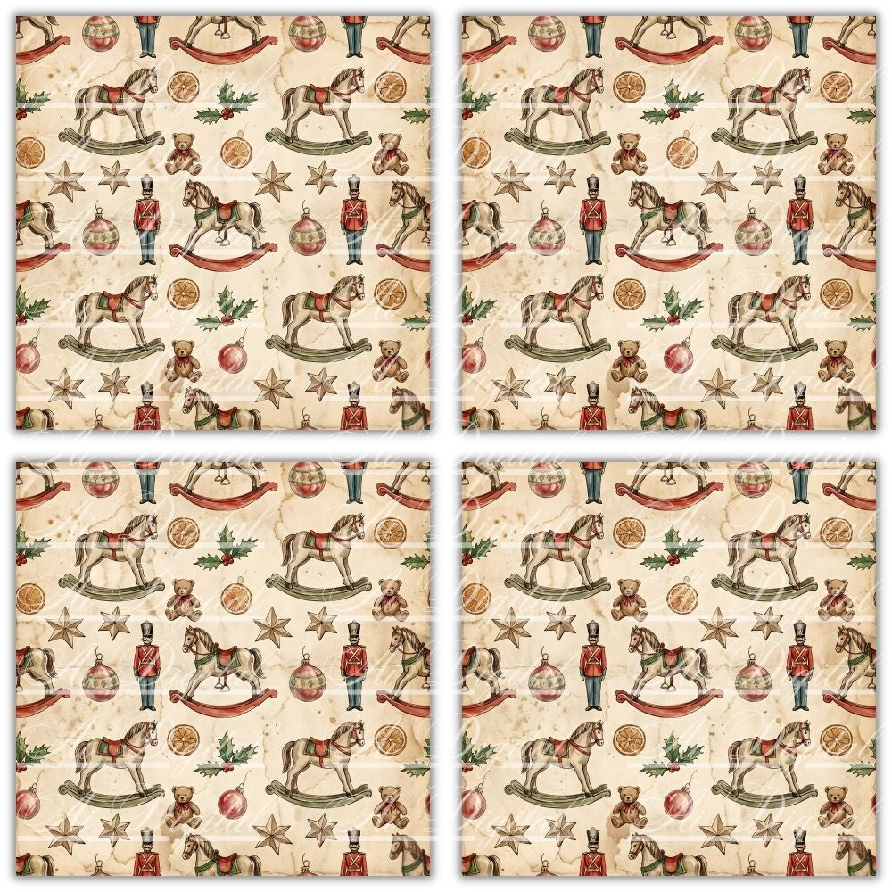 Christmas Patterns Digital Paper Pack