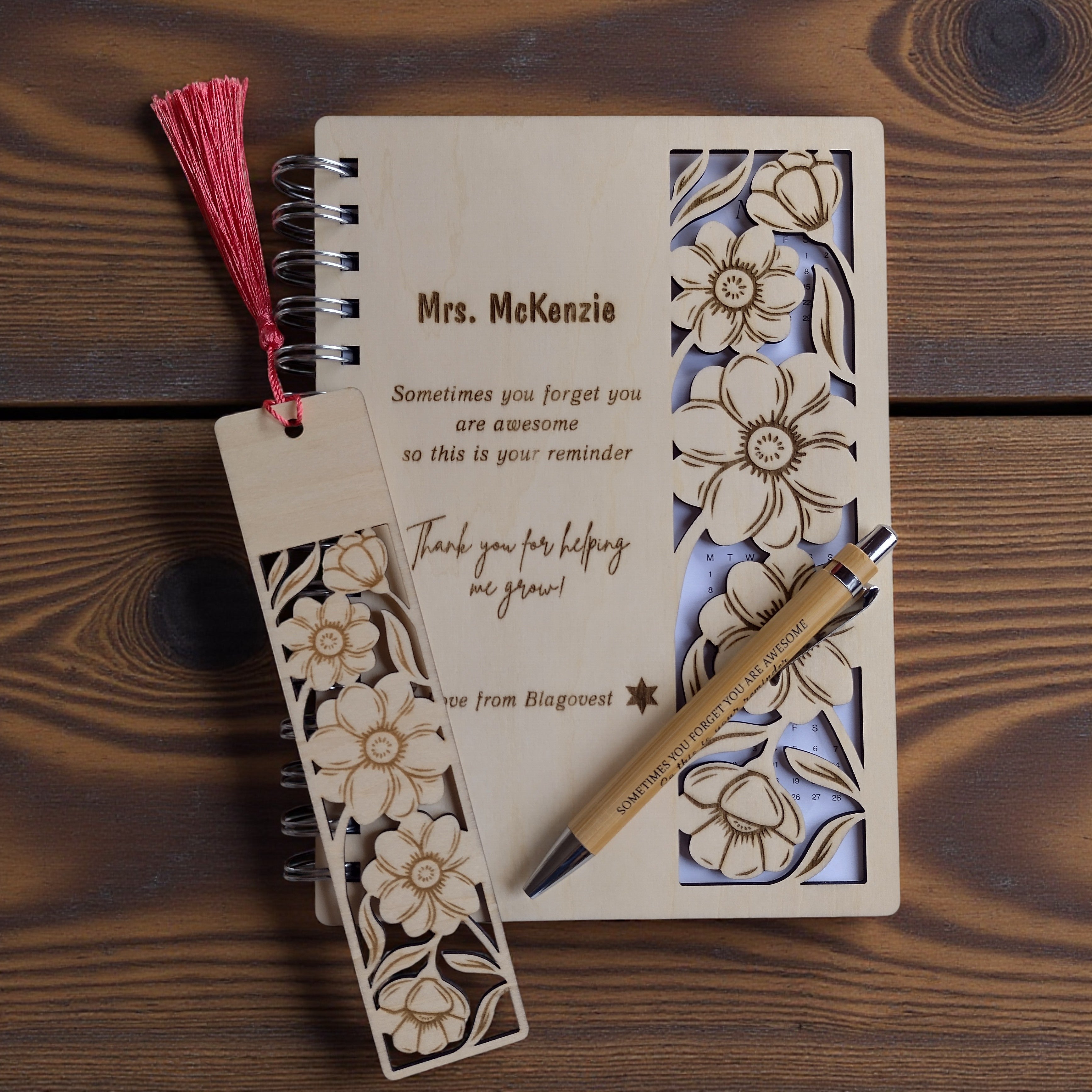 Personalised Teacher Gift Set