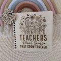 Personalised Teacher Thank You Card | Wooden Laser Engraved Teacher Gift | End of Year Appreciation Keepsake from Student