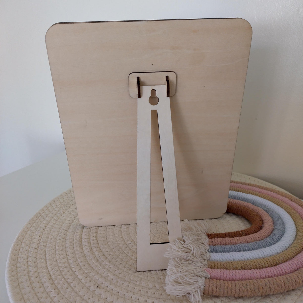 Wooden Magnet Photo Frame | Holds 1–8 Magnets 6.5x9cm | Wall or Shelf Display | Custom Laser Cut Gift | Vertical or Horizontal - product photo 2