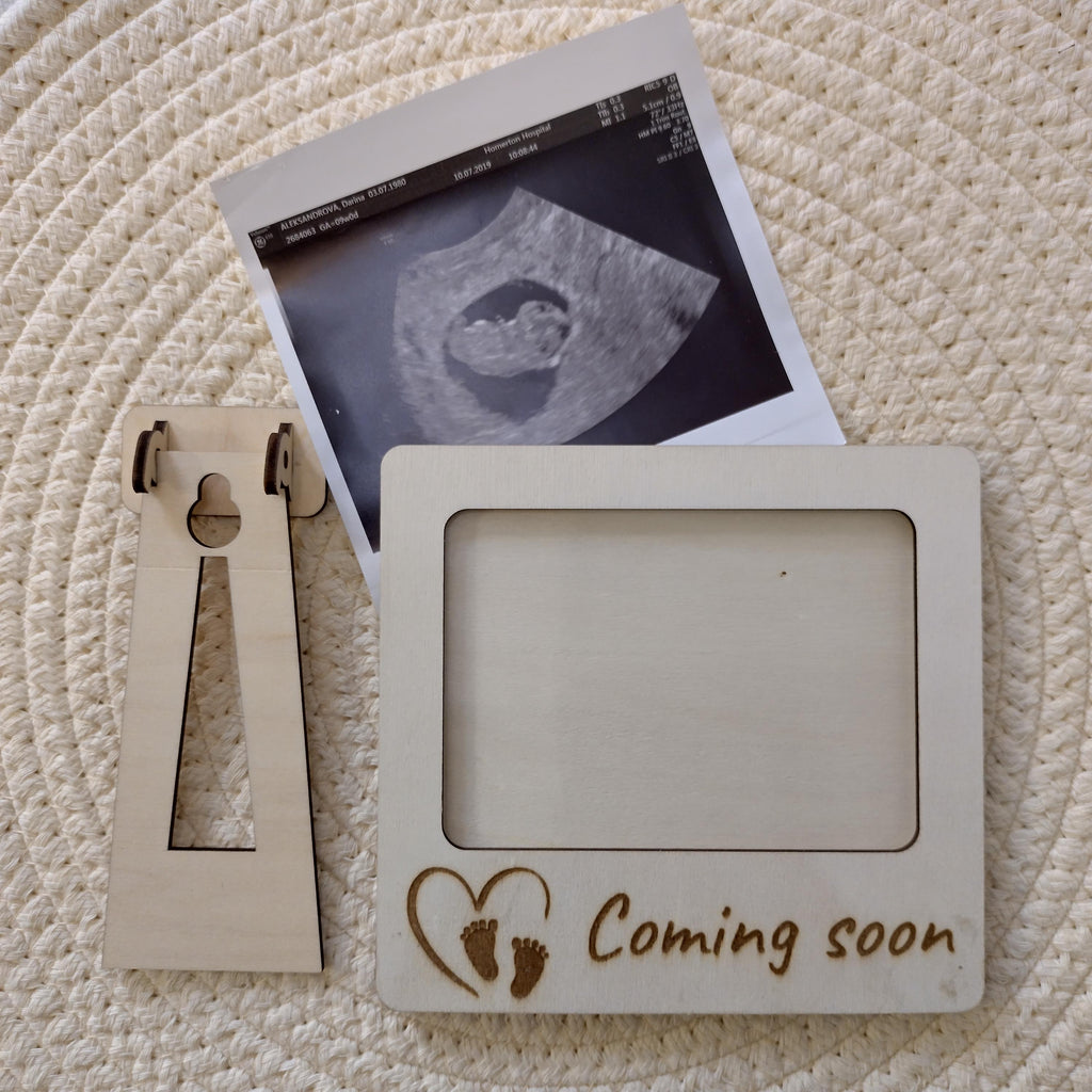 Personalised Ultrasound Photo Frame | Baby Scan Keepsake Magnet | Sonogram Frame | Pregnancy Gift | Coming Soon Baby Announcement - product photo 8