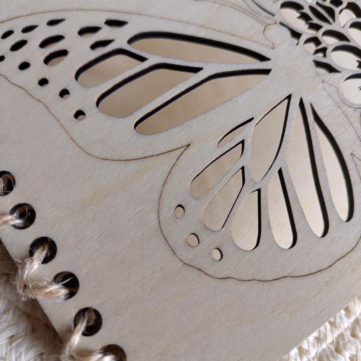 Laser Cut Wooden Happy Birthday Card | Butterfly Floral Birthday Card for Her | Engraved Wooden Keepsake 21st 30th 40th Gift - product photo 5