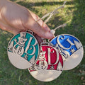 Personalized Snowman Christmas Ornament—Custom Initial Laser Cut Bauble, Wooden Xmas Tree Decoration, Gift Tag Idea