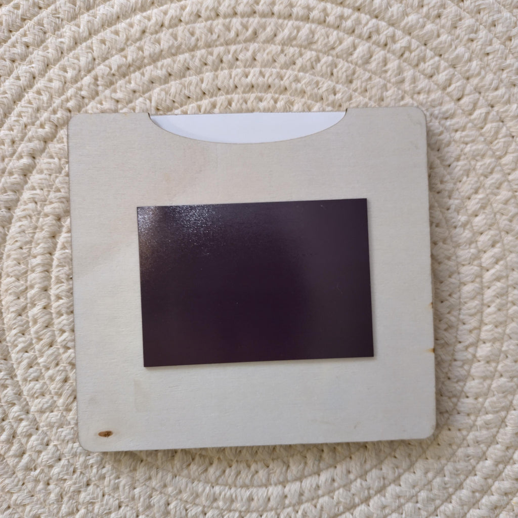Wooden Ultrasound Photo Frame Magnet | Sonogram Fridge Magnet | Baby Scan Keepsake | Pregnancy Announcement Gift | Coming Soon - product photo 4
