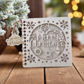 Wooden Christmas Greeting Card | Personalised Engraved Holiday Card | Eco Reusable Xmas Card Keepsake | Farmhouse Wood Decor