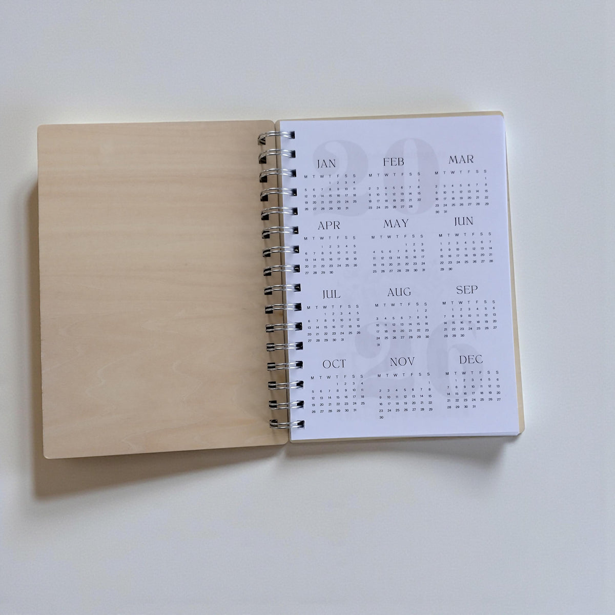 Personalised Teacher Gift Set, A5 Wooden Notebook + Bookmark + 13x13 Card, "Teachers Plant Seeds" End of Year Thank you, Teacher. - product photo 5