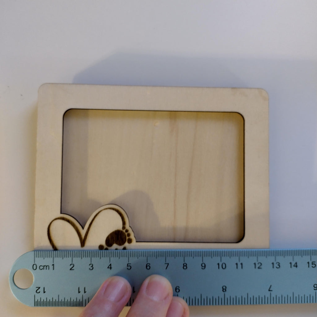 Wooden Ultrasound Photo Frame Magnet | Sonogram Fridge Magnet | Baby Scan Keepsake | Pregnancy Announcement Gift | Coming Soon - product photo 8