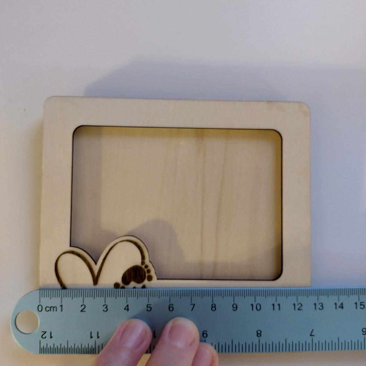 Wooden Ultrasound Photo Frame Magnet | Sonogram Fridge Magnet | Baby Scan Keepsake | Pregnancy Announcement Gift | Coming Soon - product photo 8