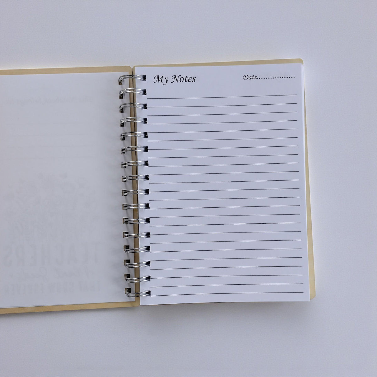Personalised Teacher Gift Set, A5 Wooden Notebook + Bookmark + 13x13 Card, "Teachers Plant Seeds" End of Year Thank you, Teacher. - product photo 7