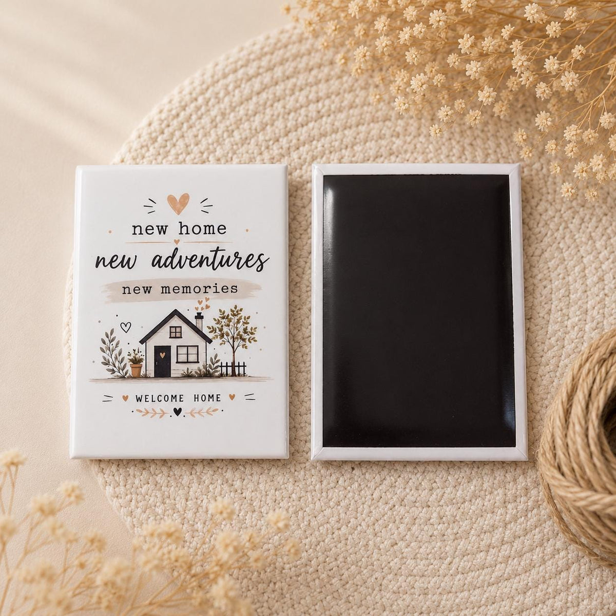 House-warming Fridge Magnet – New Adventures & Memories Gift – Moving House Present – Kitchen Decor – 2.5 x 3.5 Inches - product photo 3