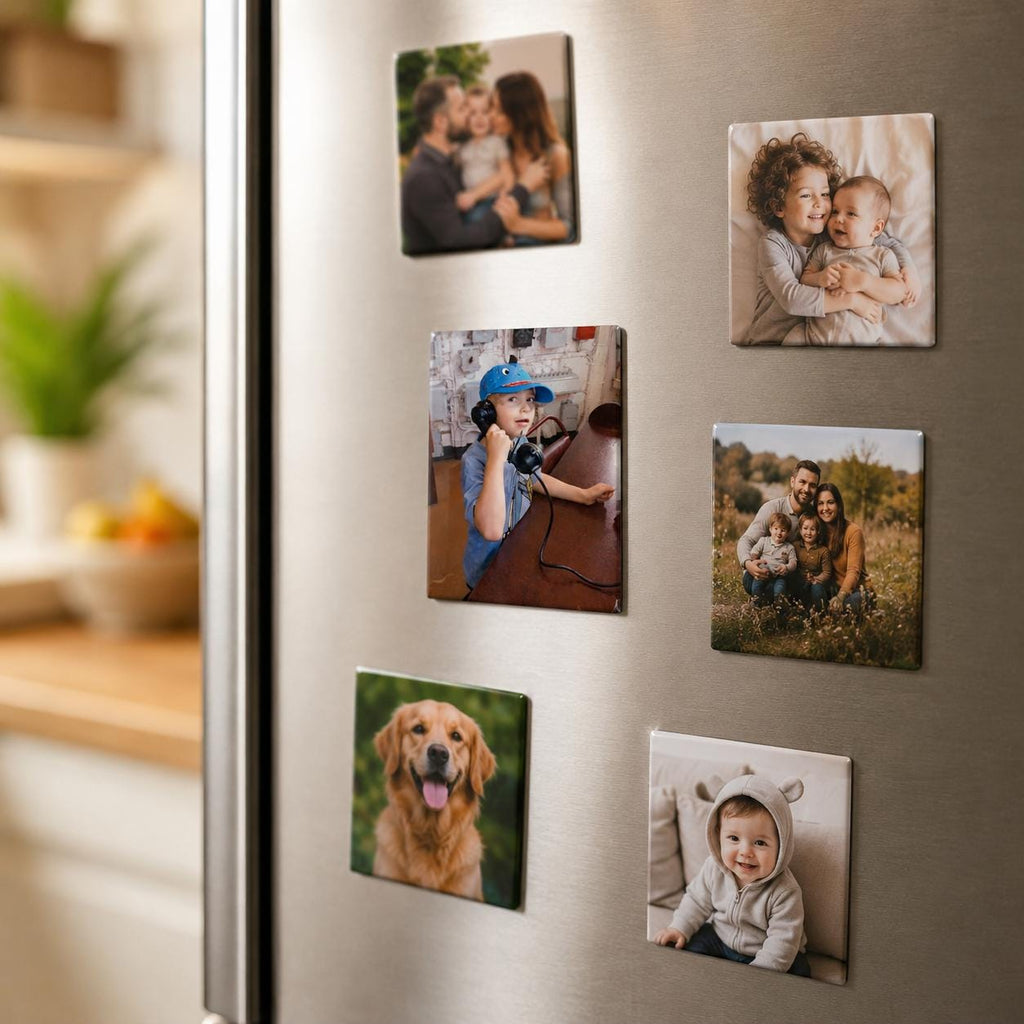 Personalized Photo Magnet, Custom Fridge Magnet with Your Picture, Handmade Photo Gift, Family Keepsake, Anniversary Gift, Custom Magnet - product photo 4
