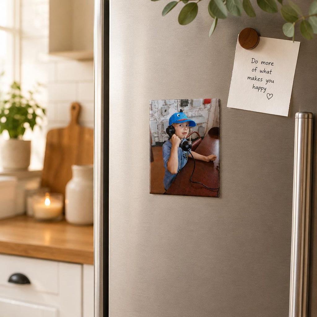 Personalized Photo Magnet, Custom Fridge Magnet with Your Picture, Handmade Photo Gift, Family Keepsake, Anniversary Gift, Custom Magnet - product photo 5
