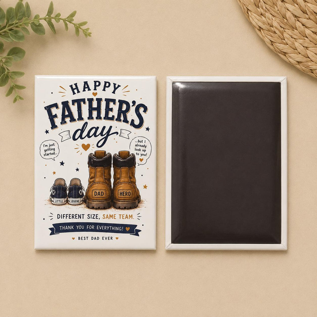 Father's Day Fridge Magnet, Dad Gift From Kids, Best Dad Ever Magnet, Daddy Keepsake Gift, Father Figure Gift, 2.5x3.5 - product photo 2