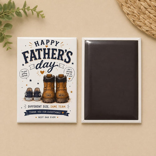 Father's Day Fridge Magnet, Dad Gift From Kids, Best Dad Ever Magnet, Daddy Keepsake Gift, Father Figure Gift, 2.5x3.5 - product photo 2