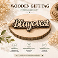 Personalized Wooden Name Ornament – Custom Laser Cut Name Tag for Kids, Christmas Gift Tag, Nursery Decor, Baby Shower Gift, Wall Decor