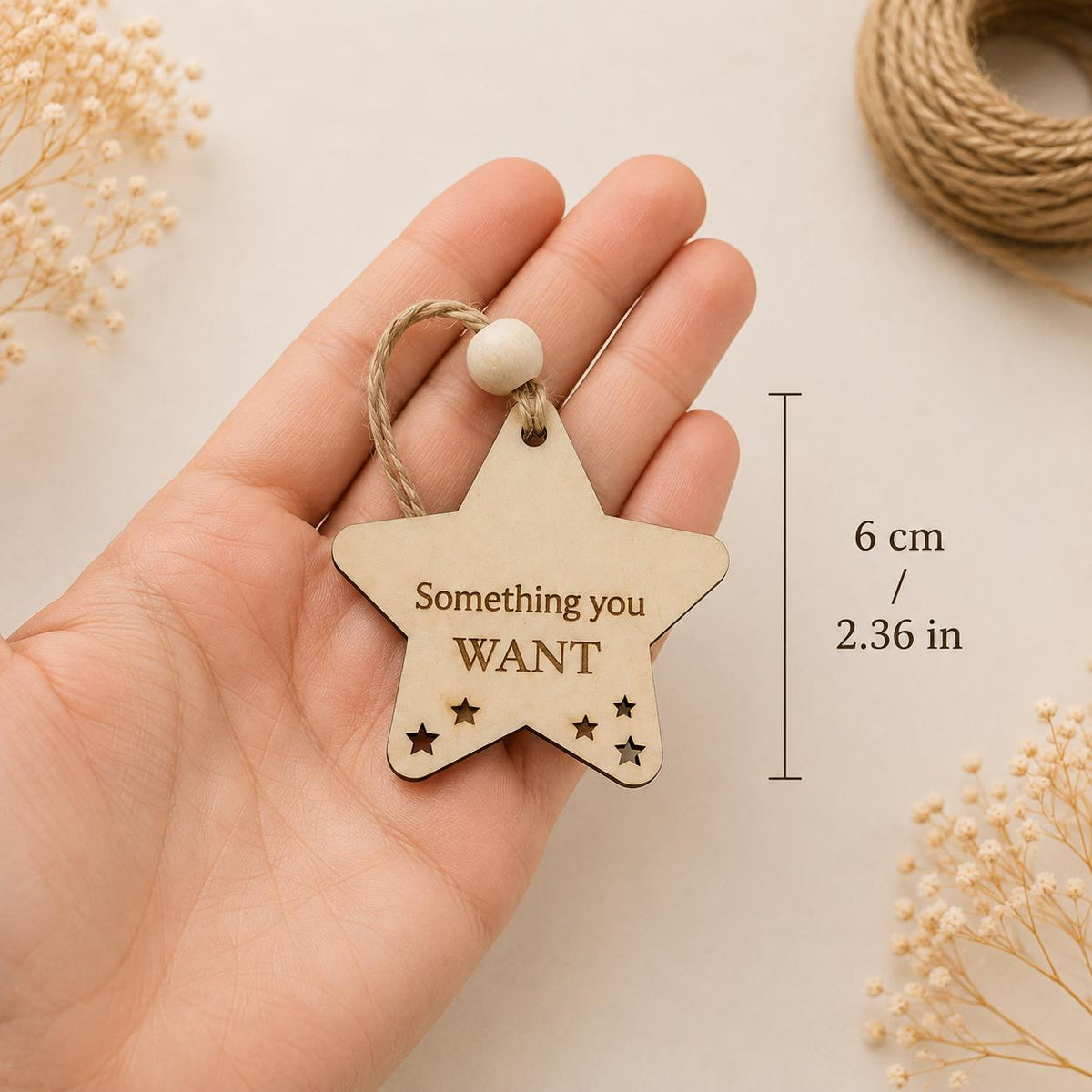 Personalized Wooden Christmas Gift Tags Set of 7 | Kids Christmas Gift Stocking Tags | Holiday Gift Tag | Want Need Wear Read Custom Name - product photo 8