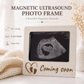 Personalised Ultrasound Photo Frame | Baby Scan Keepsake Magnet | Sonogram Frame | Pregnancy Gift | Coming Soon Baby Announcement