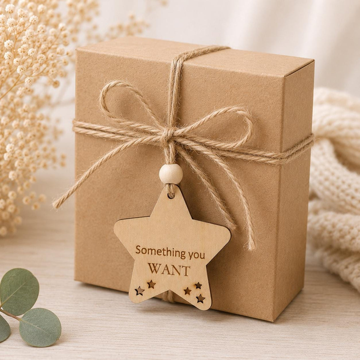 Personalized Wooden Christmas Gift Tags Set of 7 | Kids Christmas Gift Stocking Tags | Holiday Gift Tag | Want Need Wear Read Custom Name - product photo 4