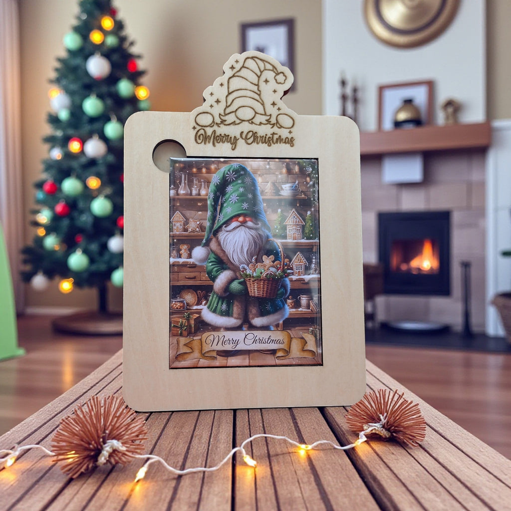 Custom photo frame with magnet – personalised wooden frame gift by CraftRay Gifts